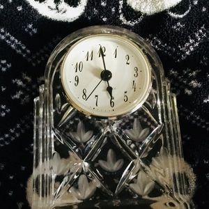 A glass clock